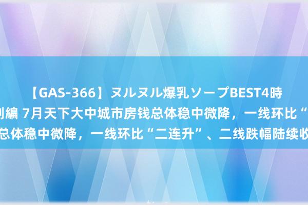 【GAS-366】ヌルヌル爆乳ソープBEST4時間 マットSEX騎乗位特別編 7月天下大中城市房钱总体稳中微降，一线环比“二连升”、二线跌幅陆续收窄