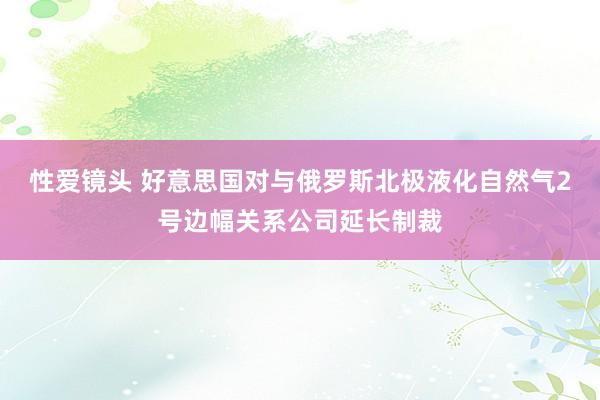 性爱镜头 好意思国对与俄罗斯北极液化自然气2号边幅关系公司延长制裁